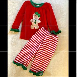 Gingerbread Girl Christmas Pajamas